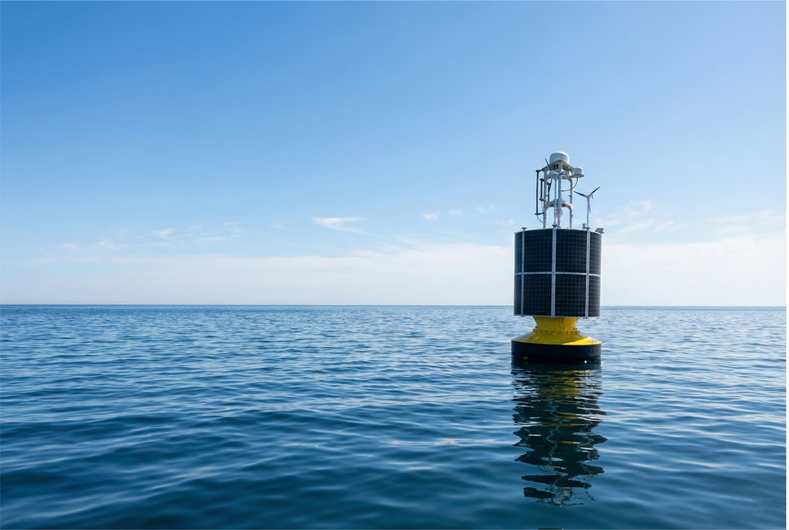PowerBuoy® de Ocean Power Technologies - Sistema de energía y datos para operaciones marinas